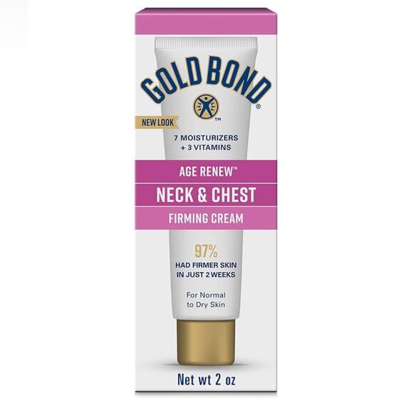 NEW GOLD BOND Neck & Chest Firming Age Renew Cream Face Moisturizer Lotion 2oz - Picture 8 of 9